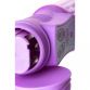 Вибратор с клиторальным стимулятором  High-Tech fantasy, TPE, Фиолетовый, 22,4 см