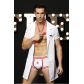 Костюм доктора Candy Boy Daniel (халат, боксеры, стетоскоп, значок), бело-красный, OS