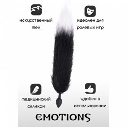 Анальная Пробка с Хвостом Emotions Furry 4050-02lola