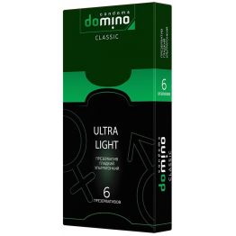 ПРЕЗЕРВАТИВЫ DOMINO CLASSIC ULTRA LIGHT 6 штук