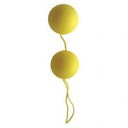 ШАРИКИ ВАГИНАЛЬНЫЕ BALLS цвет жёлтый D 35 мм арт. SF-70151-4