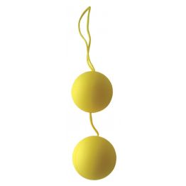 ШАРИКИ ВАГИНАЛЬНЫЕ BALLS цвет жёлтый D 35 мм арт. SF-70151-4