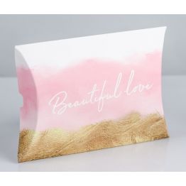 Коробка складная фигурная Beautiful love, 11 × 8 × 2 см