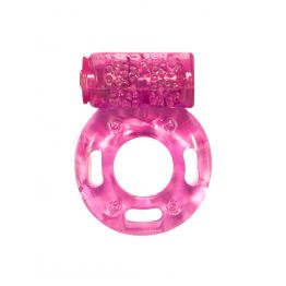 Эрекционное кольцо с вибрацией Rings Axle-pin pink 0114-83Lola