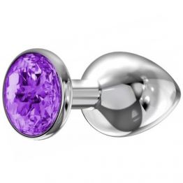 Анальная пробка Diamond Purple Sparkle Small 4009-05Lola